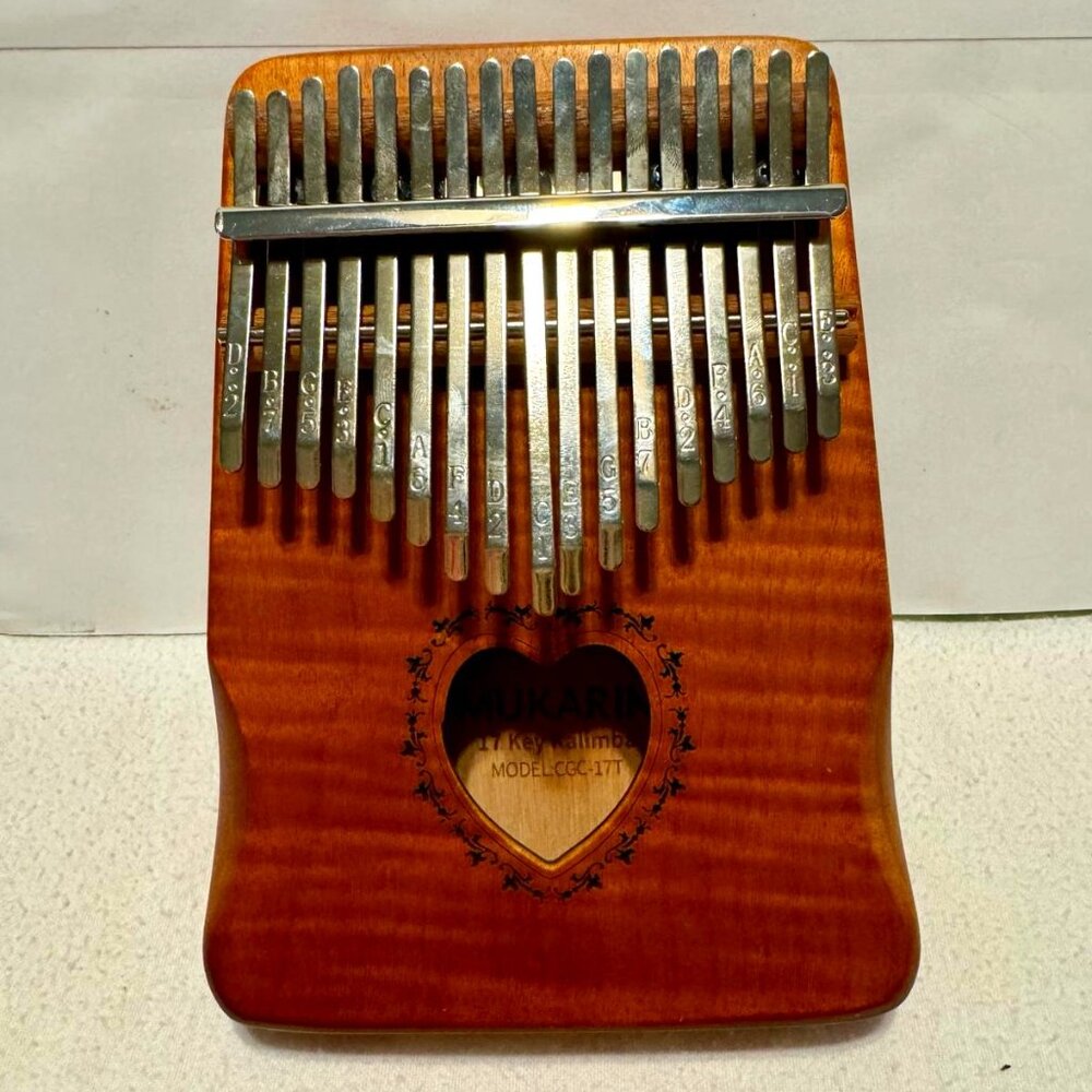 17-KEY Beechwood Kalimba, High-Quality Thumb Piano, Thumb piano, Stress Relieve